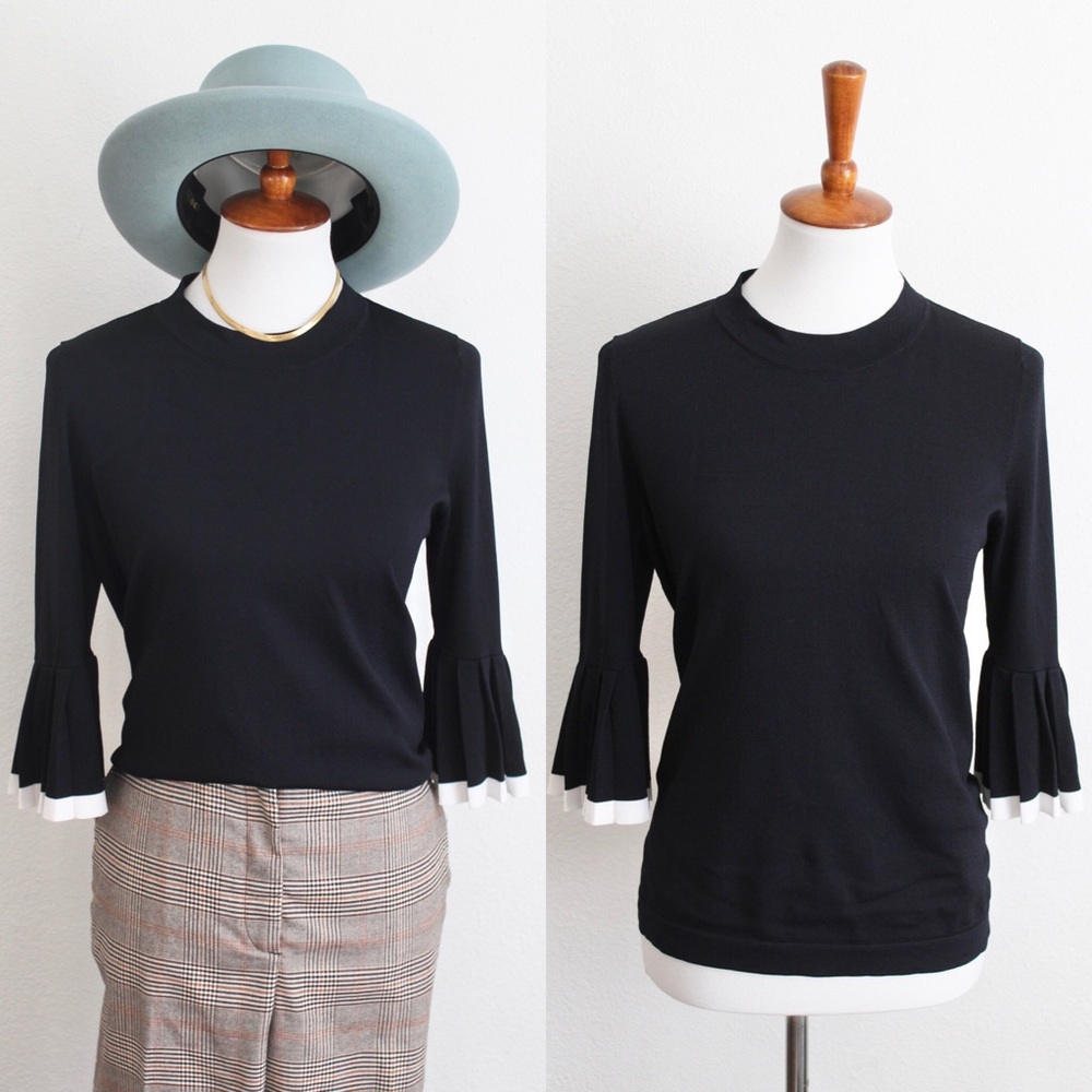 COS navy blue sweater size medium